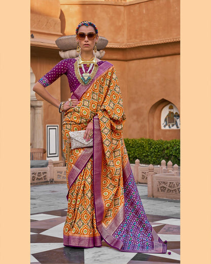 PV Silk Saree With Epoxy Finish | RP33