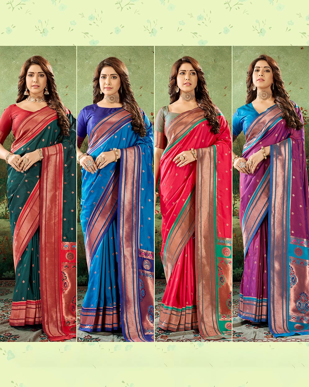 Peshwai Paithani Silk Saree | RP08