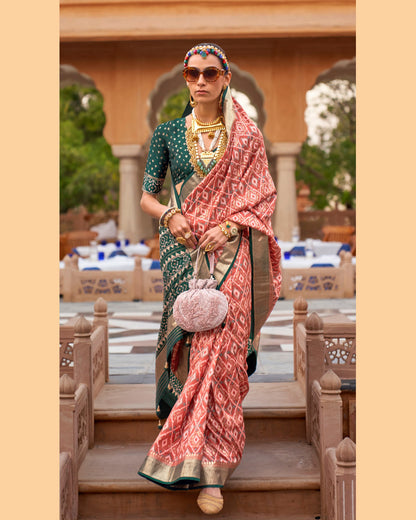 PV Silk Saree With Epoxy Finish | RP33