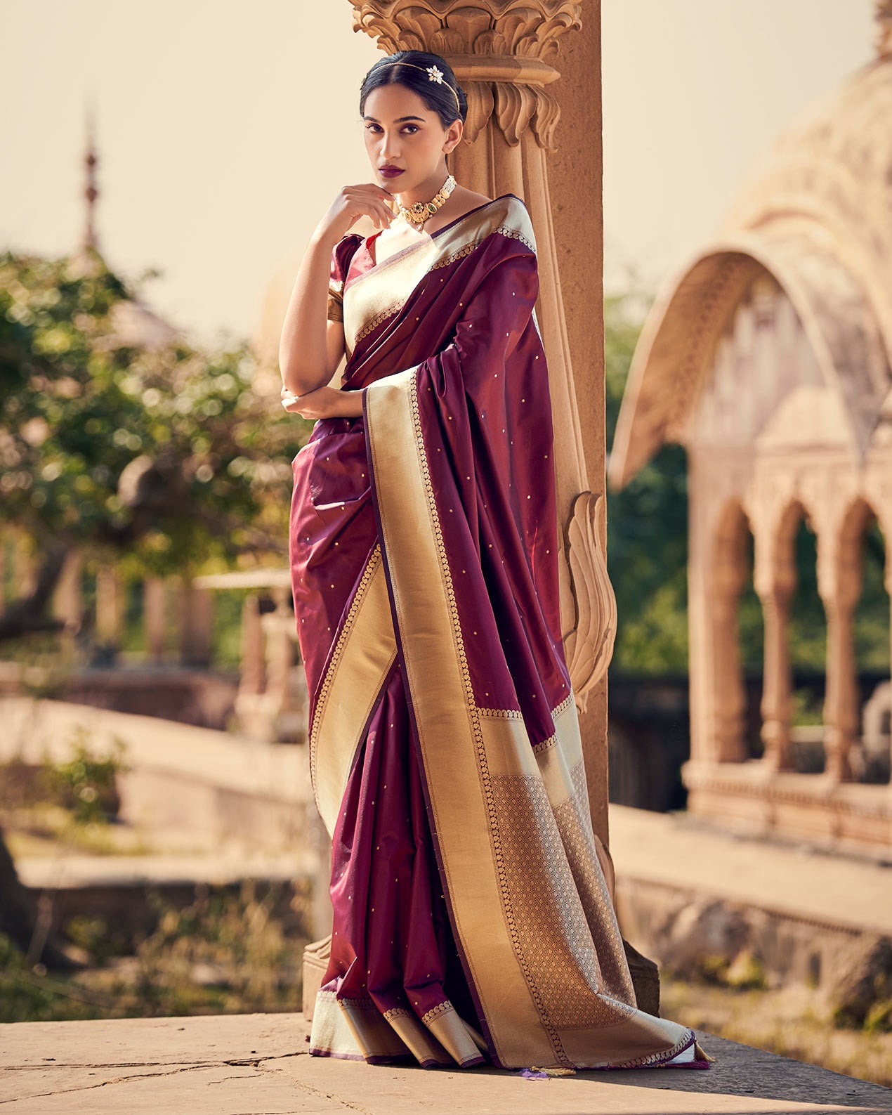 Banarasi Satin Silk Saree | RP20