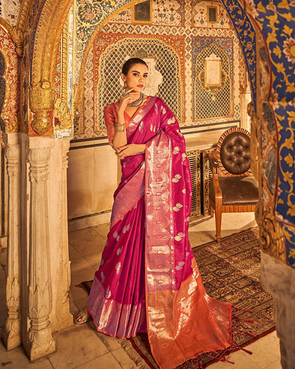 Tussar Tissue Silk Saree | RP23