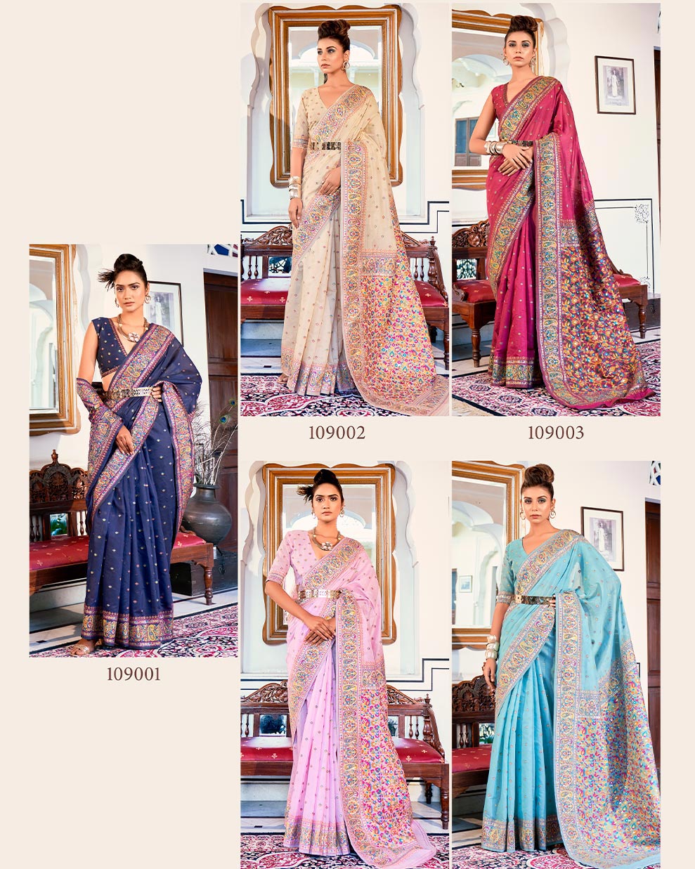 Pashmina Modal Silk Saree | RP07