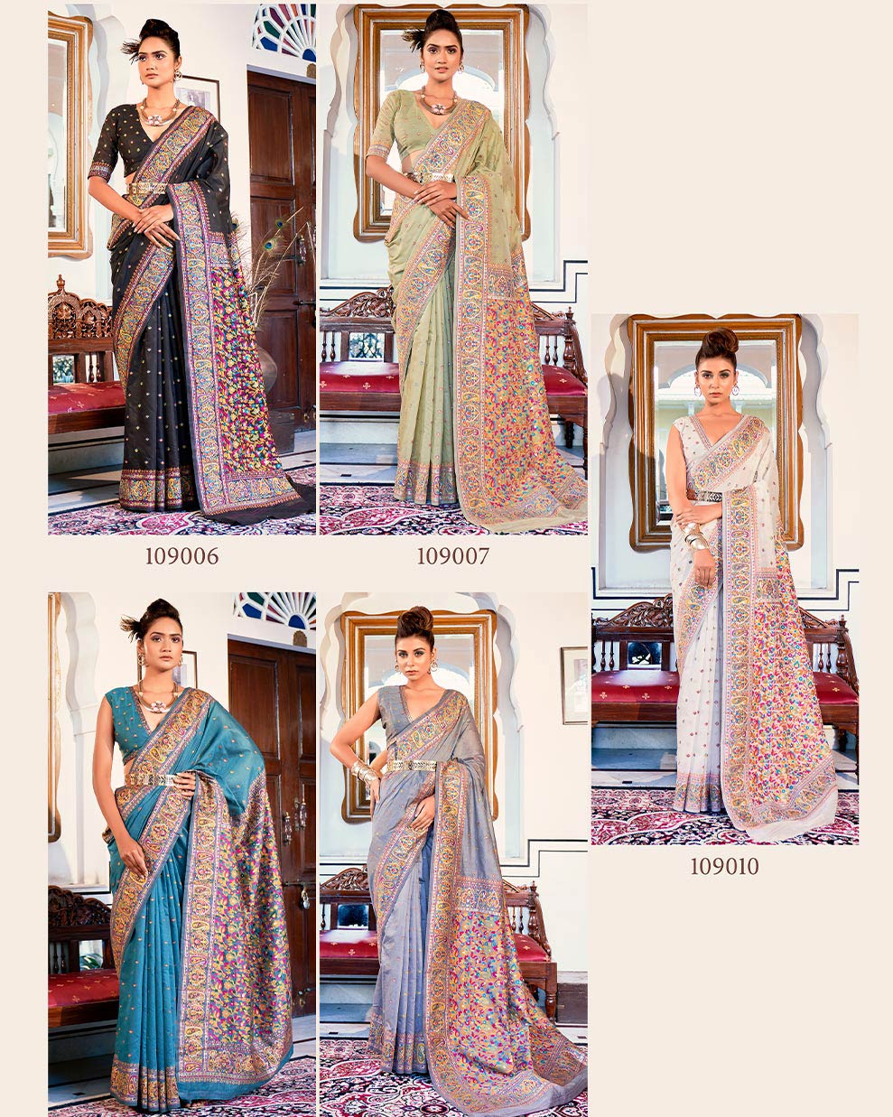 Pashmina Modal Silk Saree | RP07