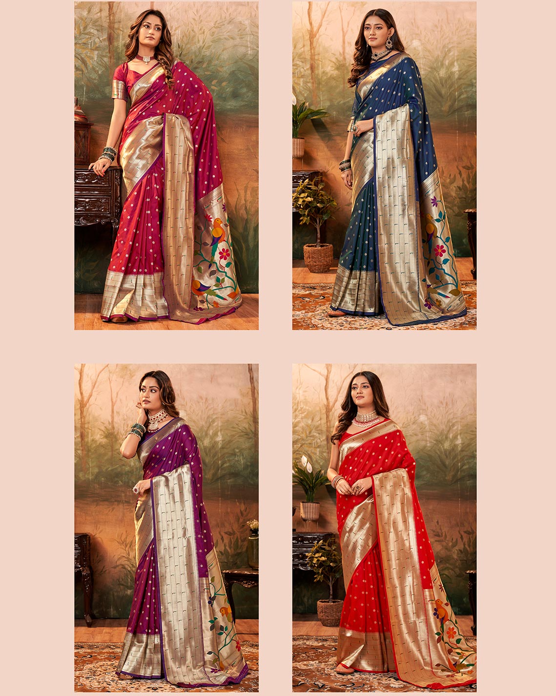 Paithani Silk Saree with Zari Weaving | RP18