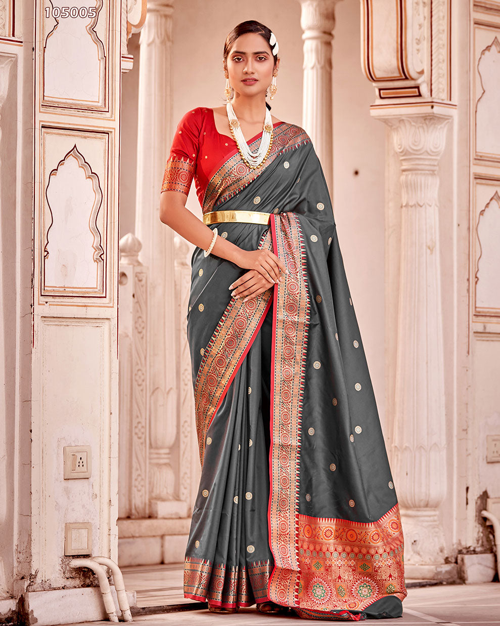 Soft Banarasi Silk Saree with Rich Designer Pallu | RP01