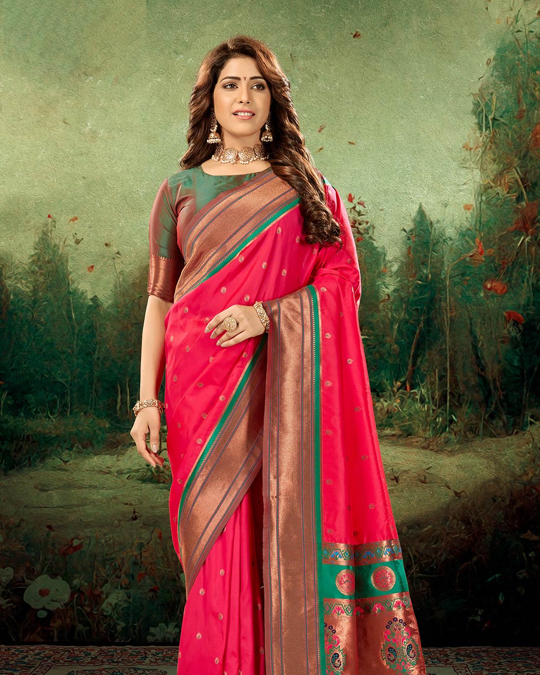 Peshwai Paithani Silk Saree | RP08