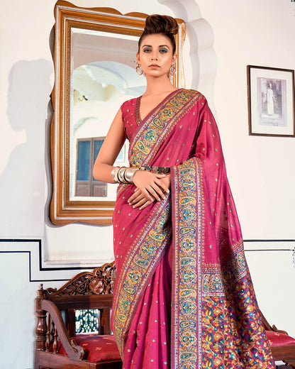 Pashmina Modal Silk Saree | RP07