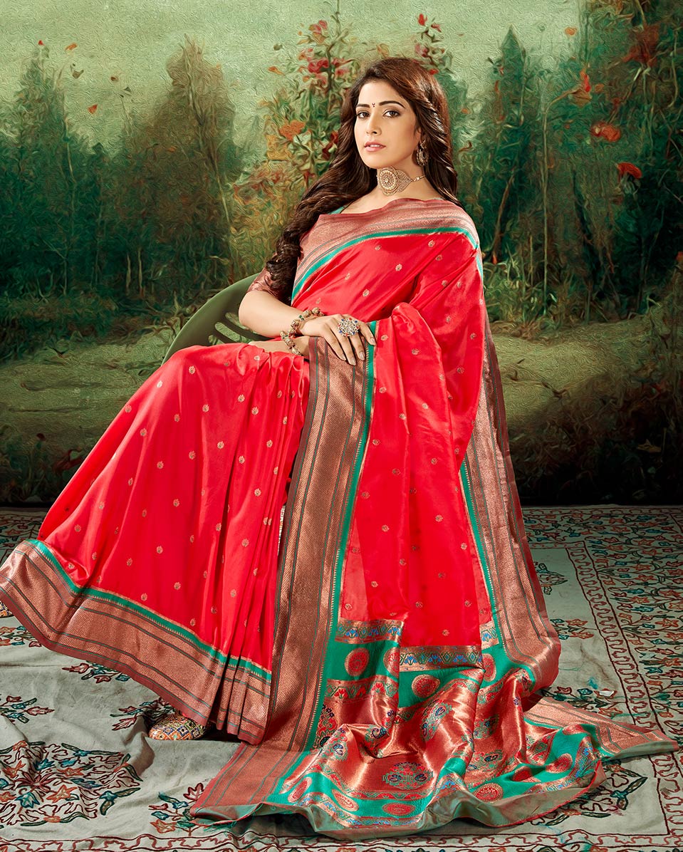 Peshwai Paithani Silk Saree | RP08