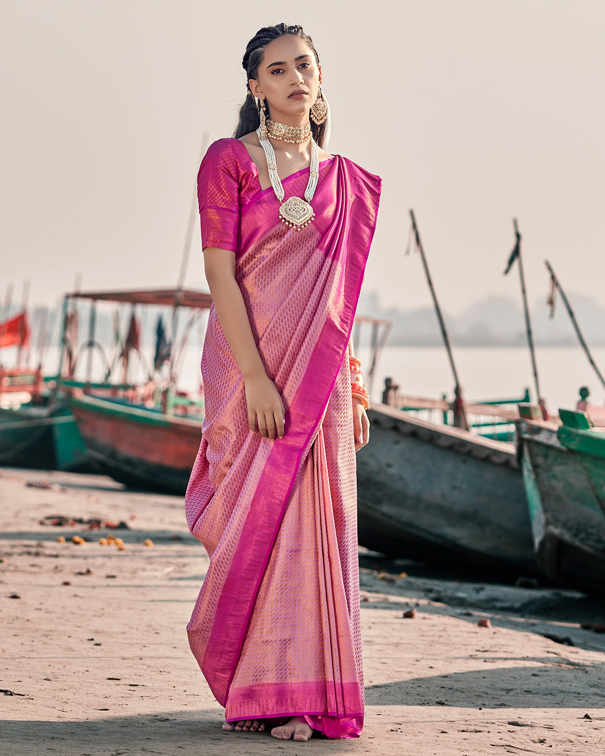 Kanchi Copper Pattu Saree | RP21