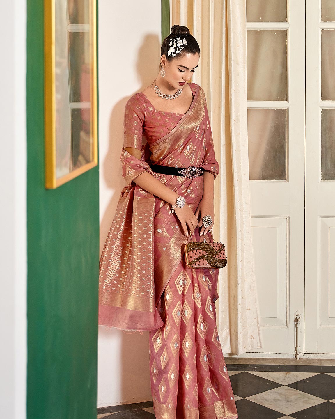 Cotton Modal Silk Saree | RP02