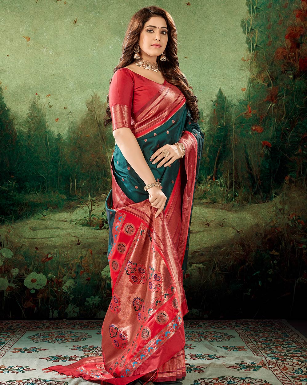 Peshwai Paithani Silk Saree | RP08