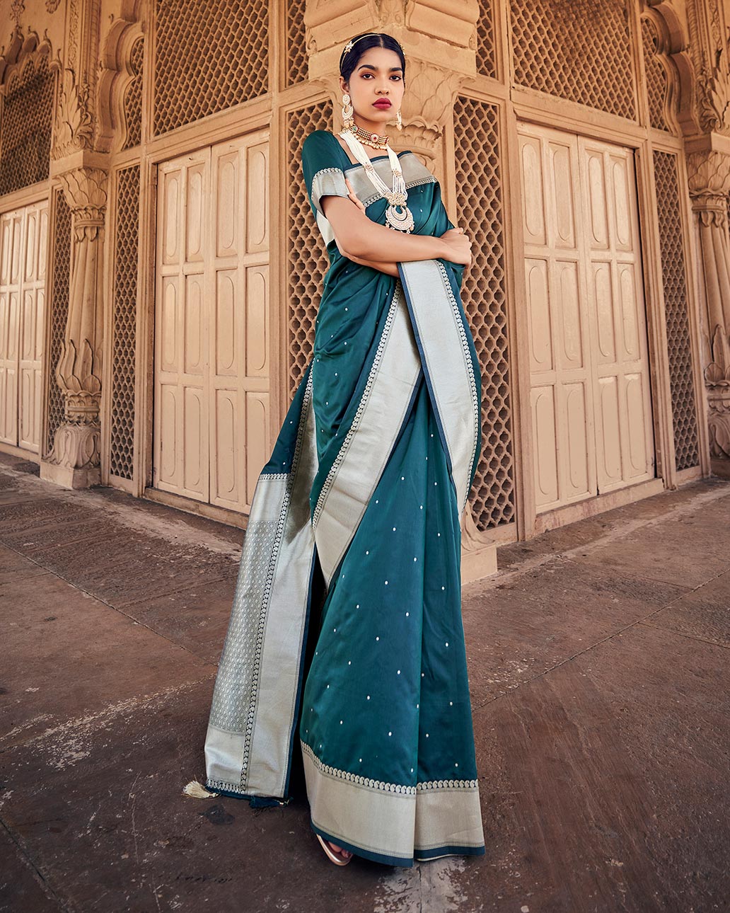 Banarasi Satin Silk Saree | RP20