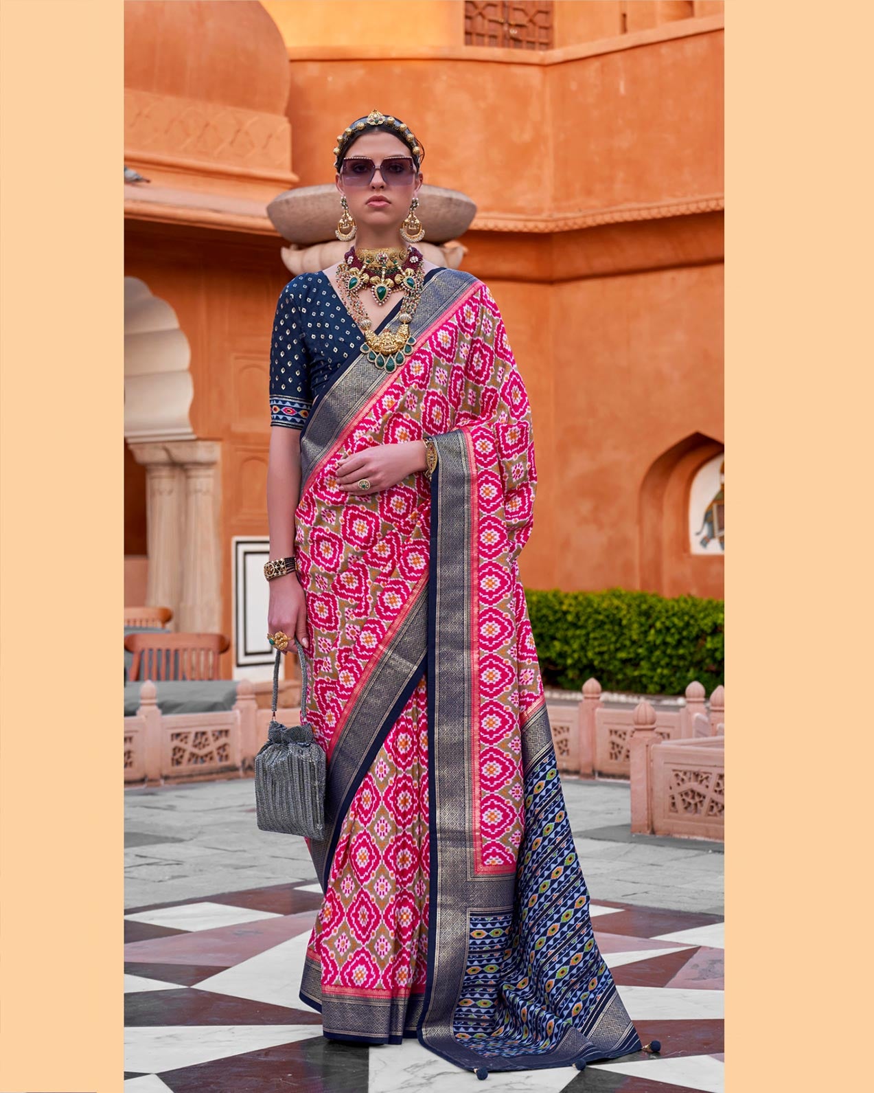 PV Silk Saree With Epoxy Finish | RP33