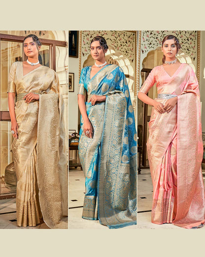 Banarasi Butta Silk Saree with Zari Weaving | RP11