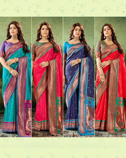 Peshwai Paithani Silk Saree | RP08